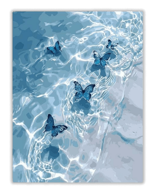 The Blue Butterfly PBN Kit