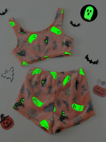 GhostComfy™ Fleece Pajama Set