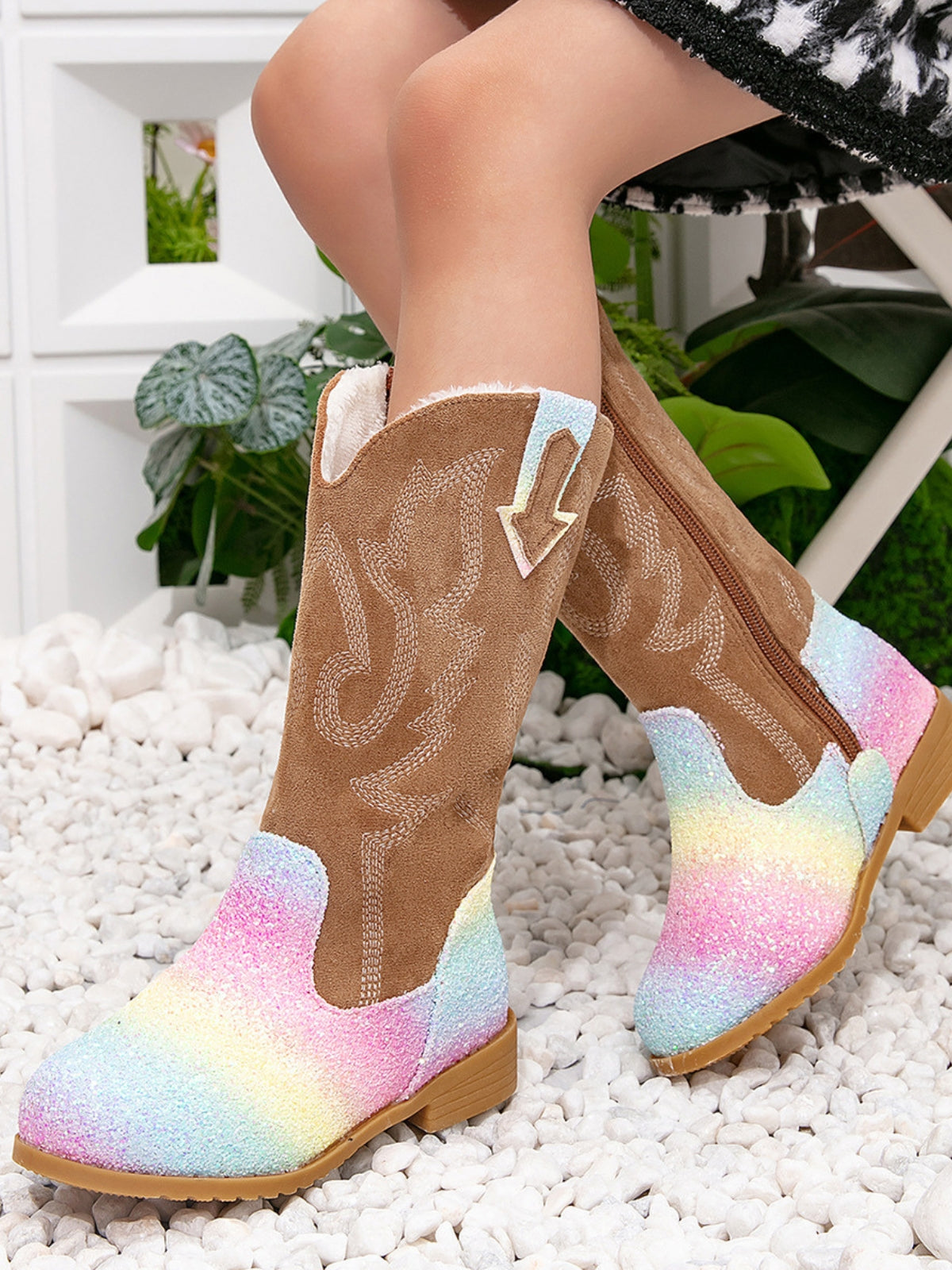 MainCharacter™ Glitter Cowgirl Boots