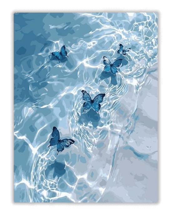 The Blue Butterfly PBN Kit