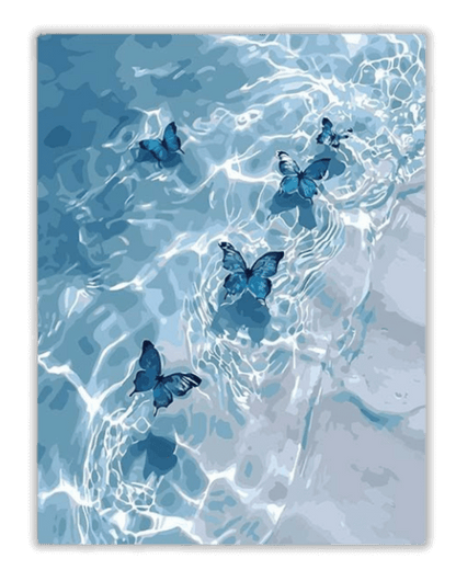 The Blue Butterfly PBN Kit
