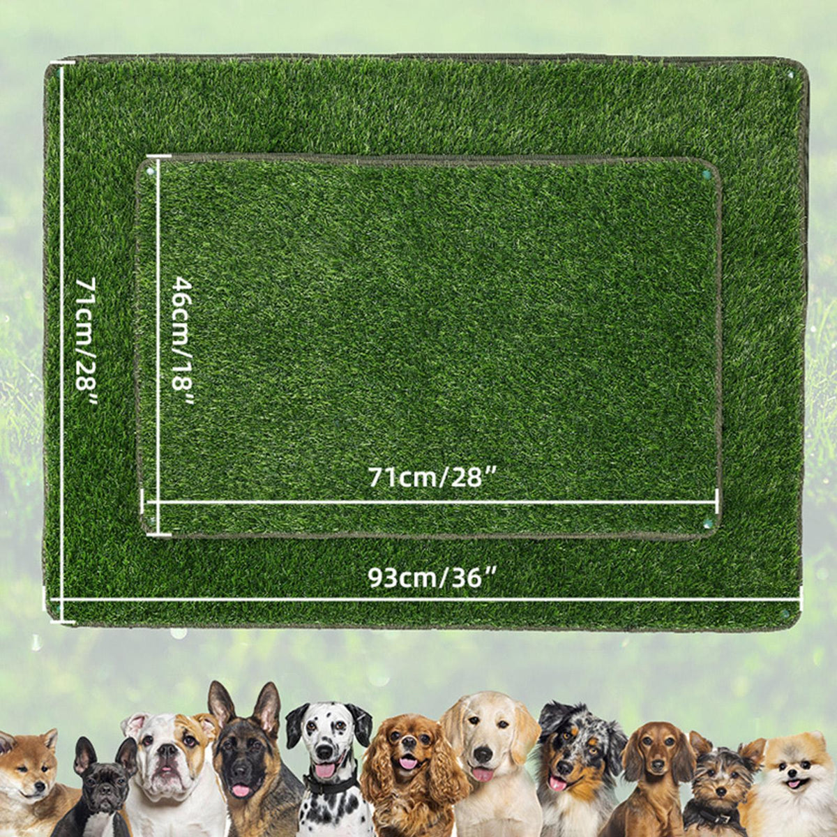 PawTurf Pro Reusable Dog Potty Mat