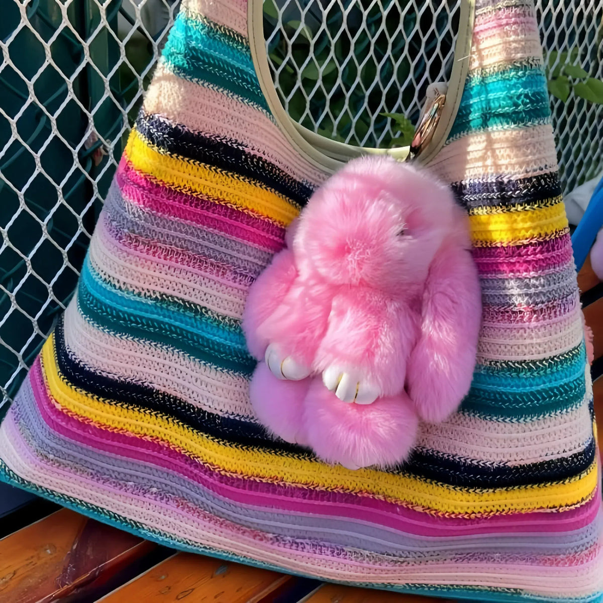 The Cutie Bunny Keychain
