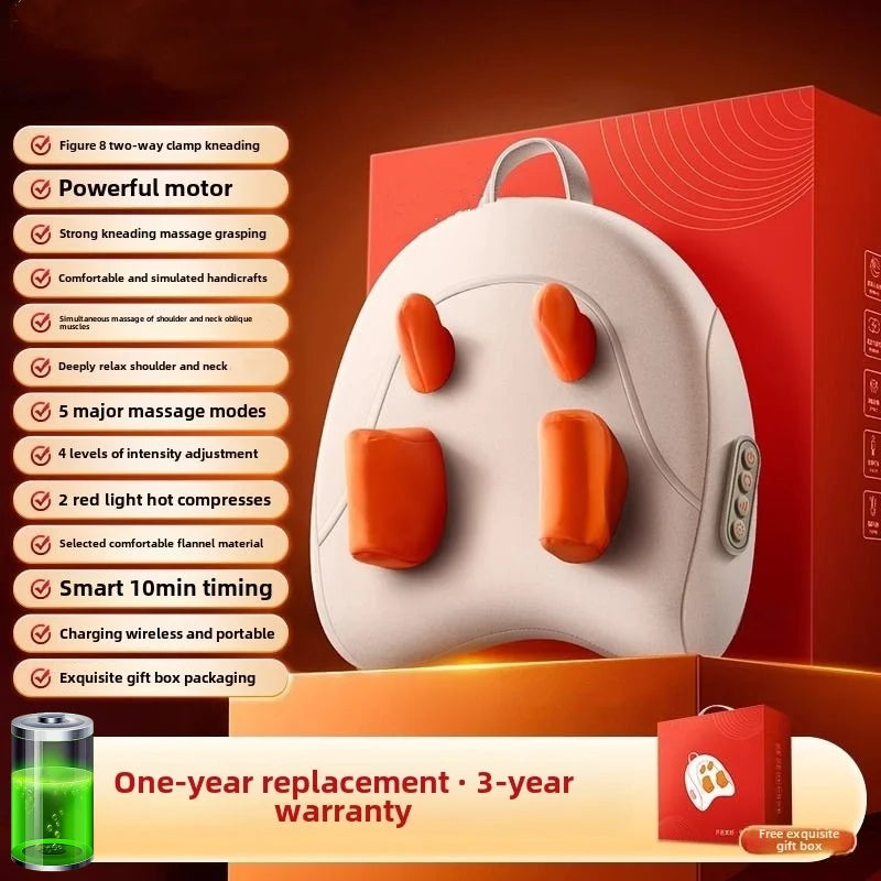 Rechargeable Heating Massage Pillow