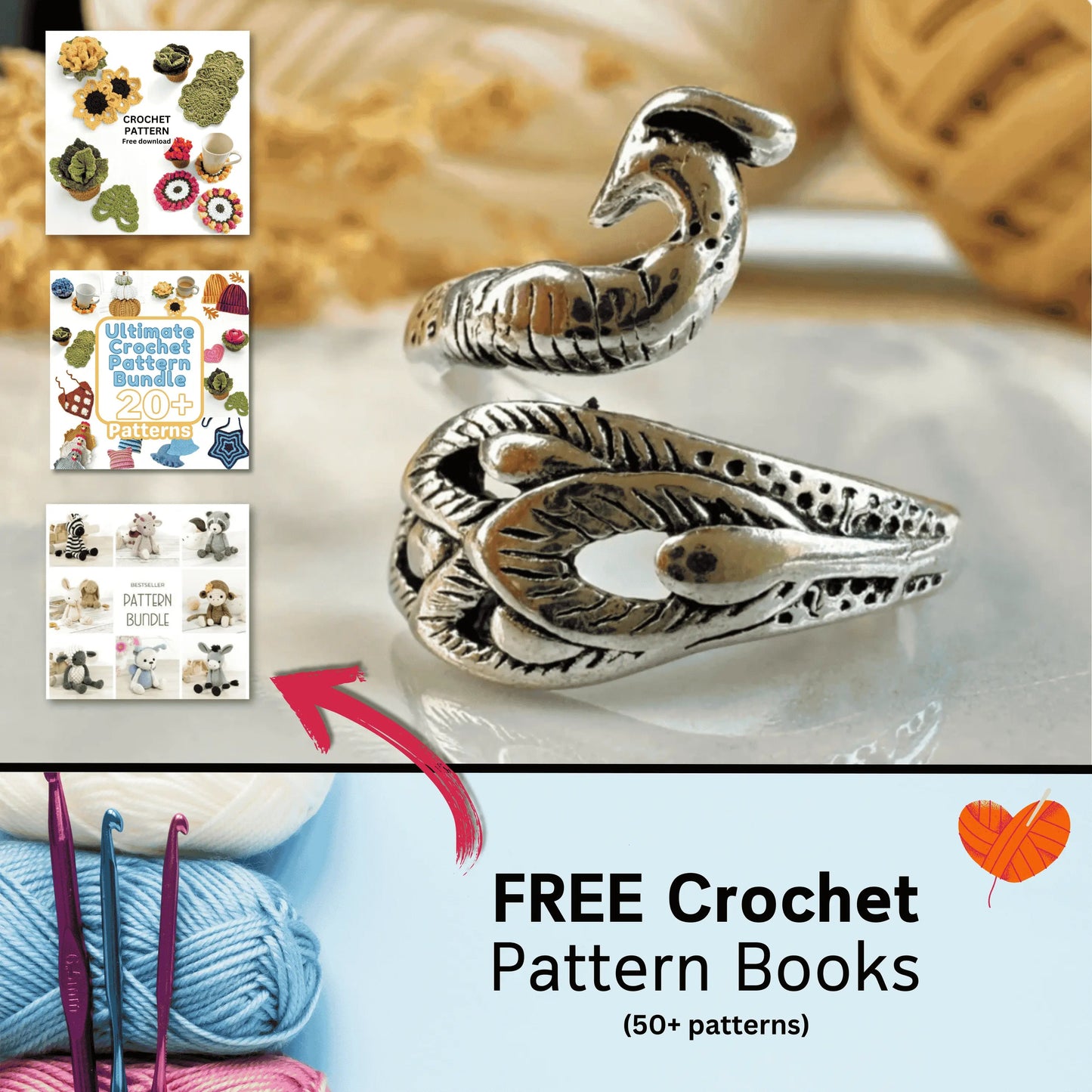 Mini Crochet Rings (80% OFF Today Only)