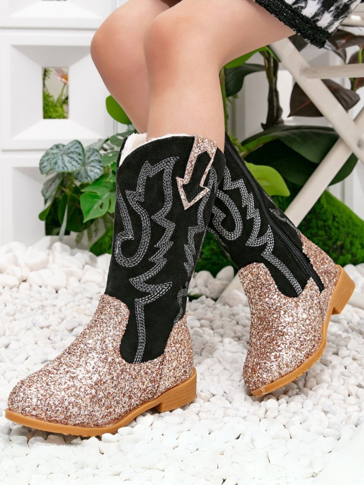 MainCharacter™ Glitter Cowgirl Boots