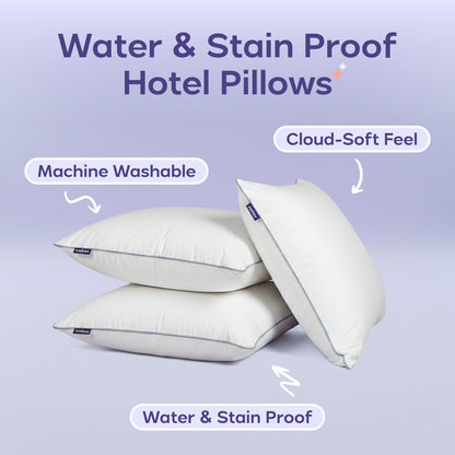 Mellow Hotel Pillow Waterproof & Stain-Resistant